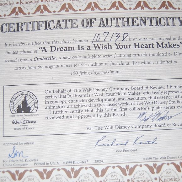 Cinderalla Knowles Plate - Picture 4 of 8